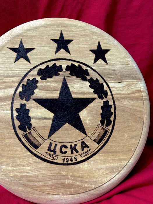 Пирографирана дъска ЦСКА