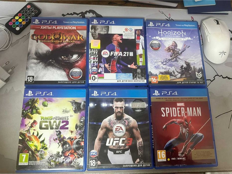 Диски для Playstation 4