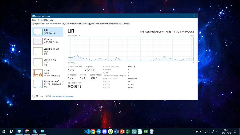 HP laptop 15s-du3xxx, ноутбук hp 15s-du3xxx (iT,Ofisga,Oqishga)