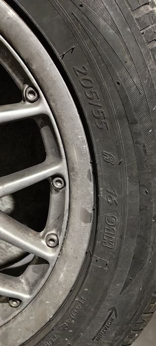 Джанти BBS 16" 5х100 с гуми за VW ,Golf, Audi и други