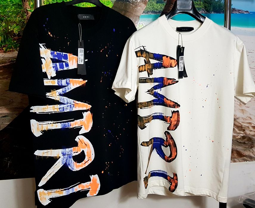 Tricou premium Amiri top Quality STOC LIMITAT!