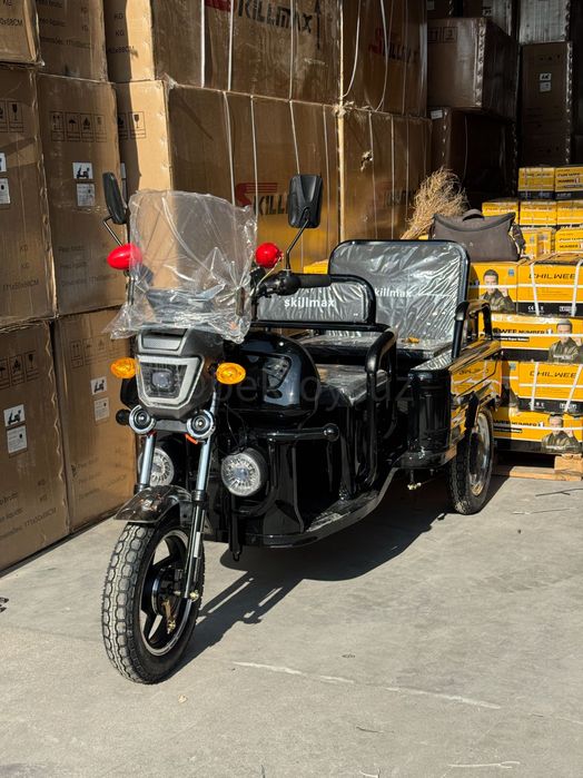 Электро трицикл Skillmax 1000w – до 300кг, новый 2026