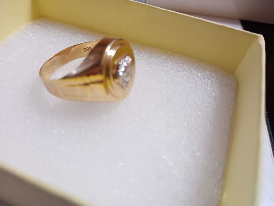 Златен Мъжки пръстен