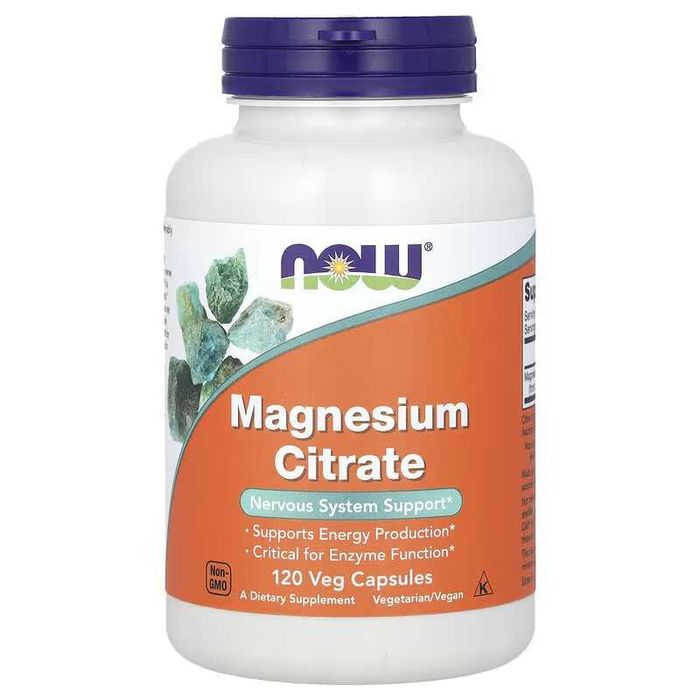 NOW Foods Magnesium Citrate цитрат магния magniy магний ситрат