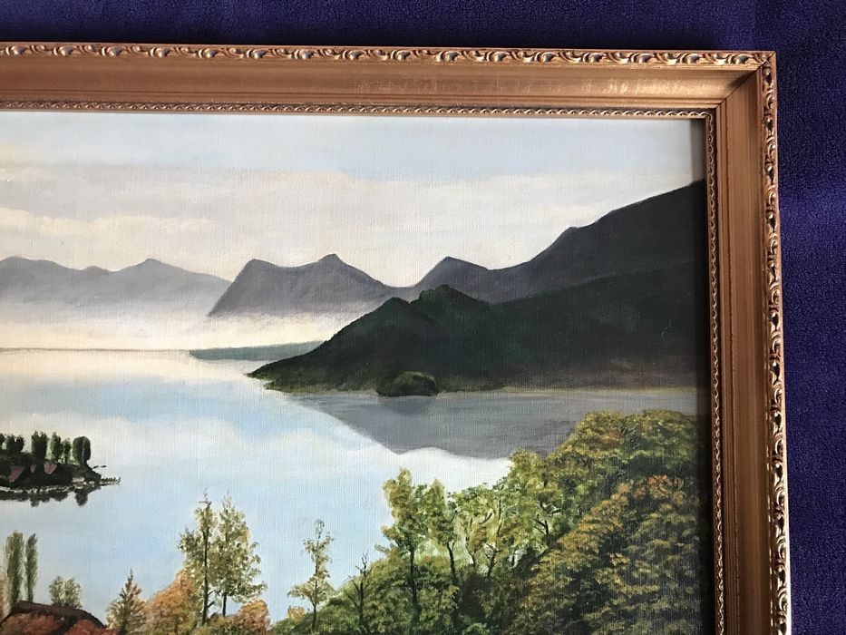 Pictura tablou in ulei pe PFL, din UK