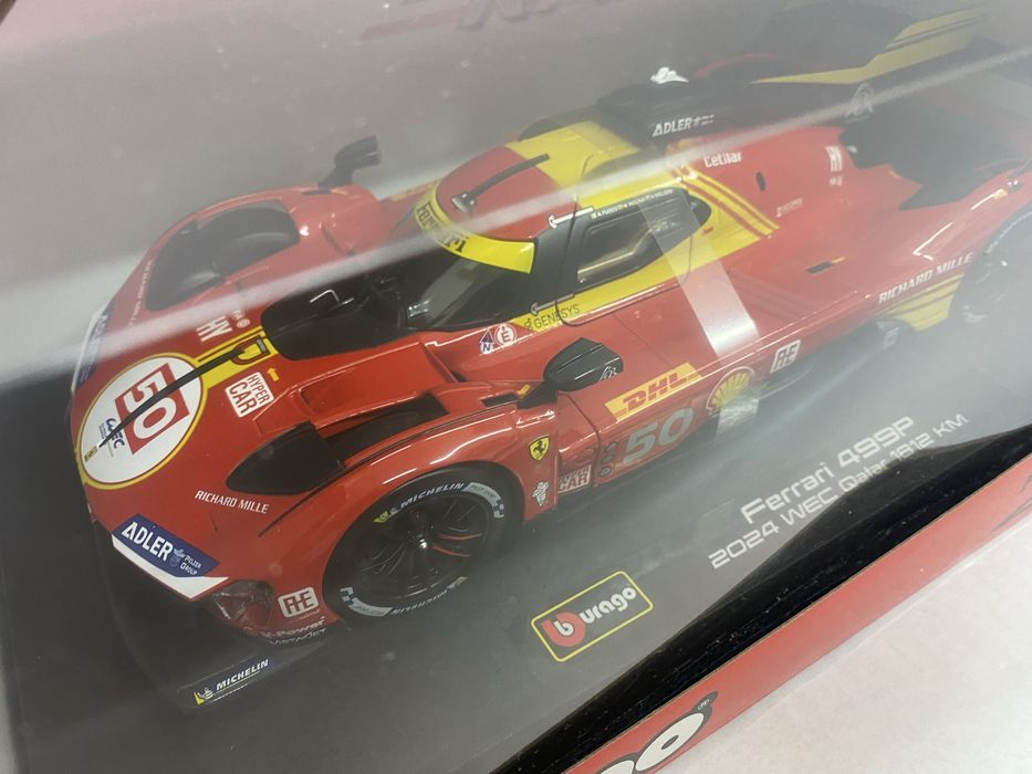 FERRARI 499P machetă auto scara 1:18(27 cm) BBURAGO Racing