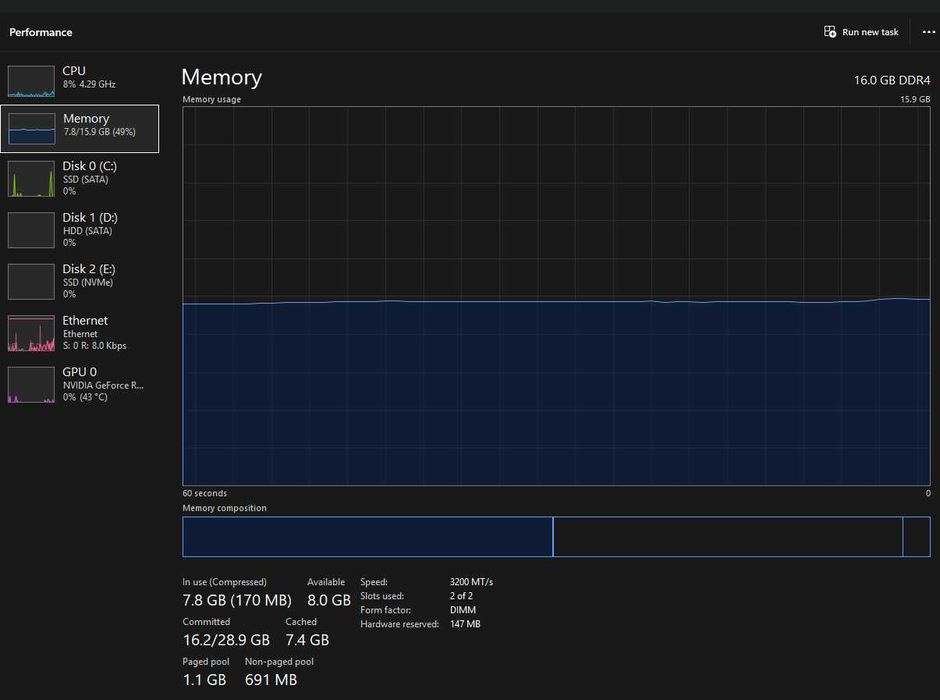 Setup complet PC / Computer i5-12400f + RTX3070