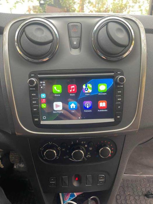 Navigație Android CarPlay Dacia Logan Sandero 2012-2019