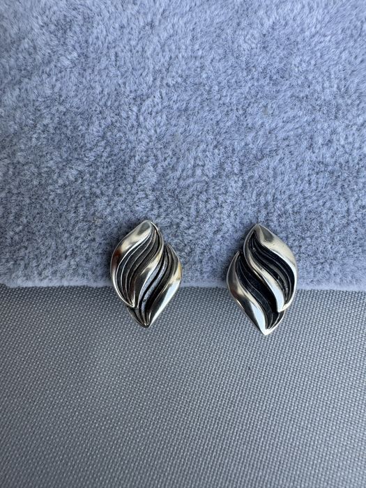 Cercei clips din argint