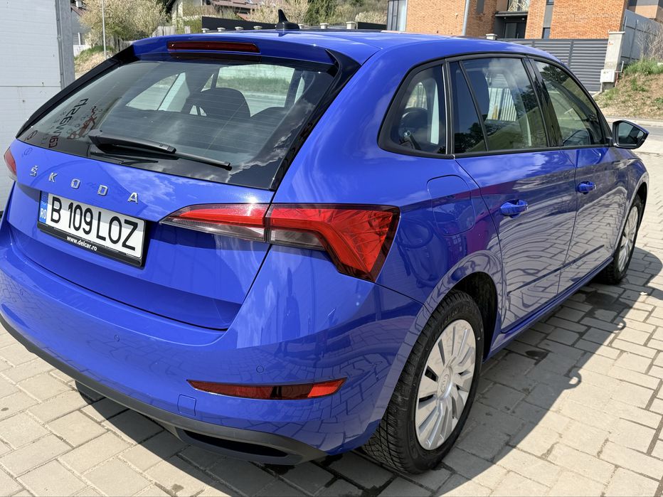 Scoda Scala Ambition 1.0 TSI ( Benzina) 114 CO EURO 6 cutie automata 7 trepte DSG Car Play Android  Lane Assist Front Assist Clima 128000 km