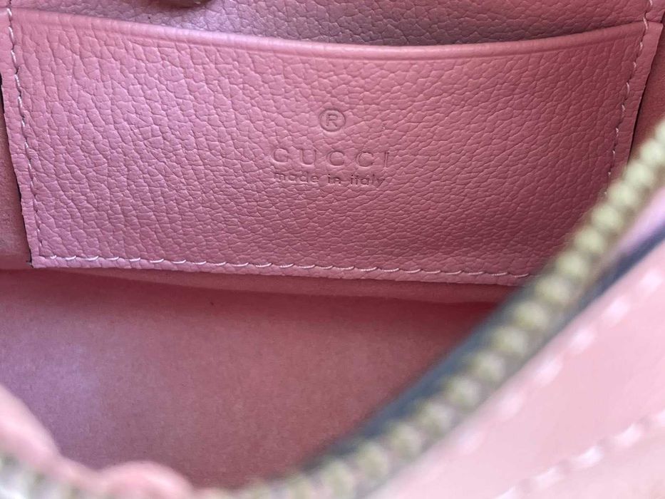 Гучи Розова Кожена чанта Оригинална Gucci Aphrodite Дръжка И Синджир