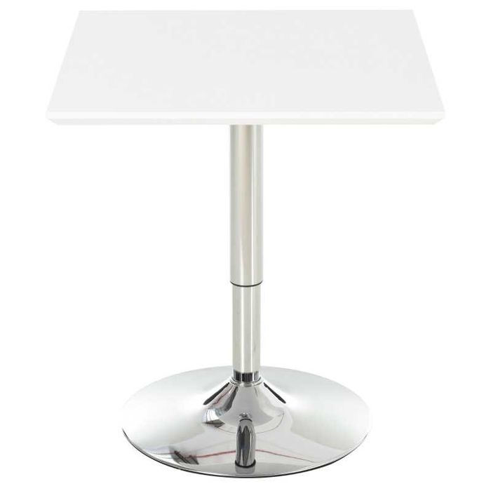 HOMCOM Бар маса,  регулируема по височина квадратна бар маса