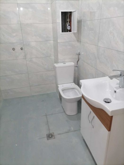 ремонт на бани. шпакловка