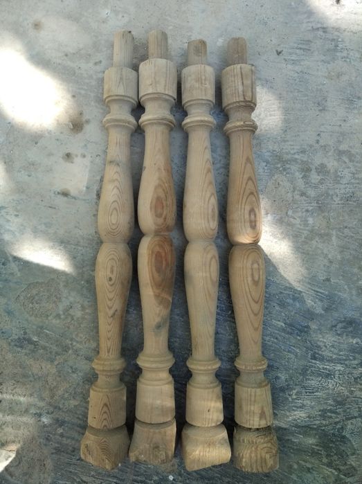 Резные ножки деревянные.