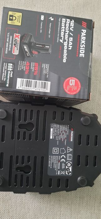Set incarcator 6Ah acumulator 5Ah 12v parkside