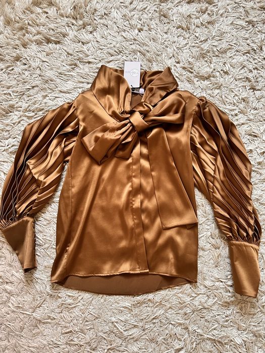 Camasa femei, TGH FASHION, Victorian, Bronz, Marime 34, cu eticheta