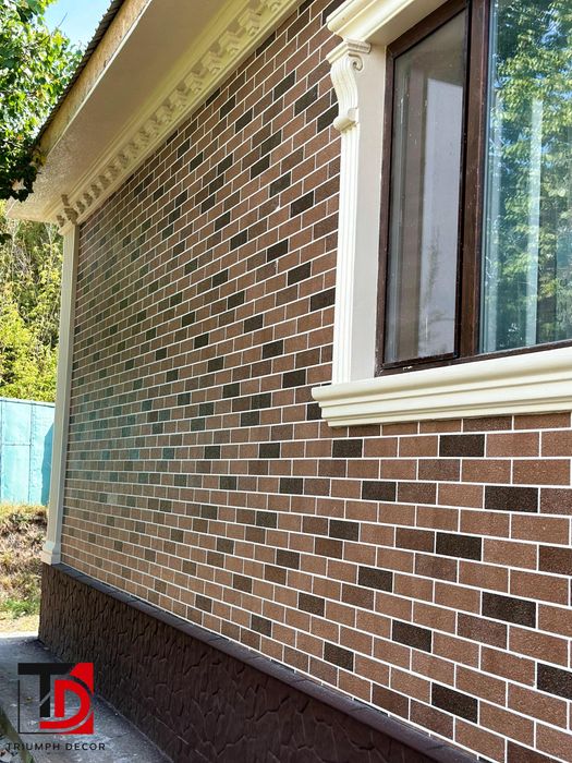 Мраморный кирпич для фасада