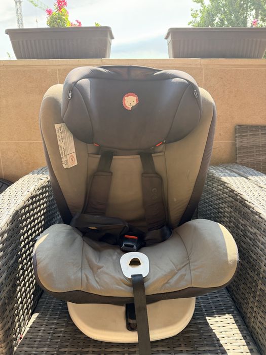 Столче за кола ISOFIX Lionelo Bastiaan, Въртящо, 0-36 кг, Сиво