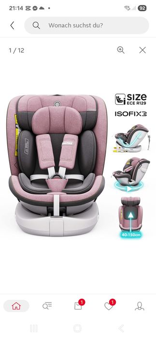 Scaun auto pentru copii fete