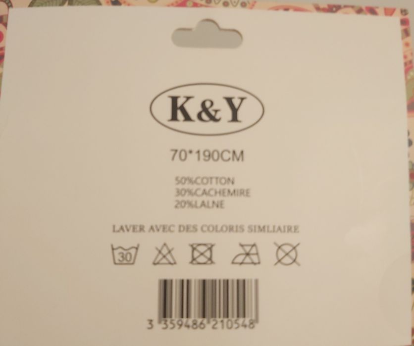 Sal damă superb din cașmir nou cu eticheta