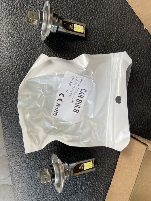 Becuri led h7 14000 LM & 6000k