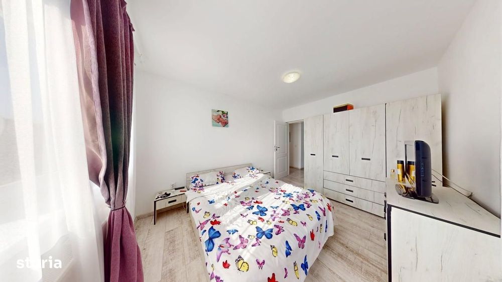 Apartament 3 camere, 54 mp utili, 2 balcoane, parcare, etaj 1