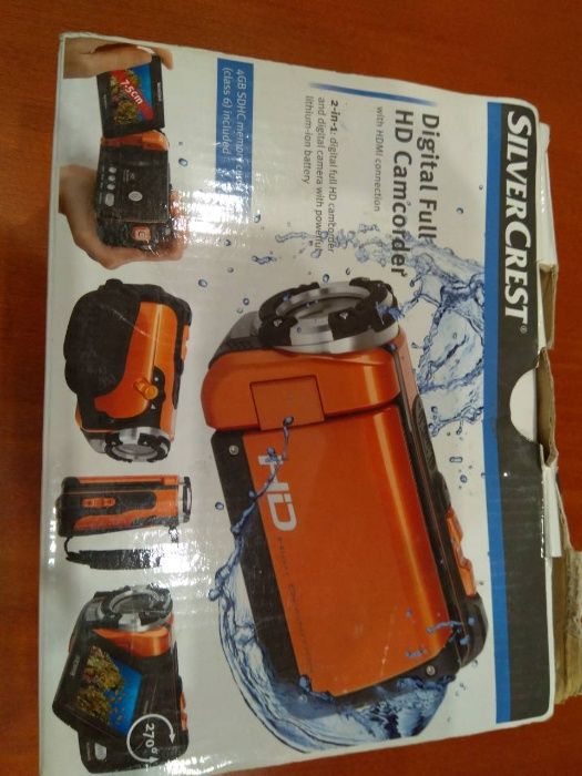 HD водонепроницаема камера с висока резолюция.