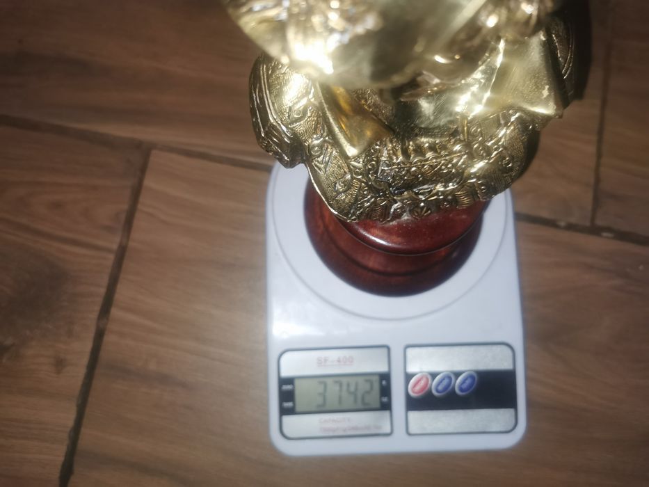 Set doua statuete bronz pe mahon dupa ARNALDO GIANNELLI