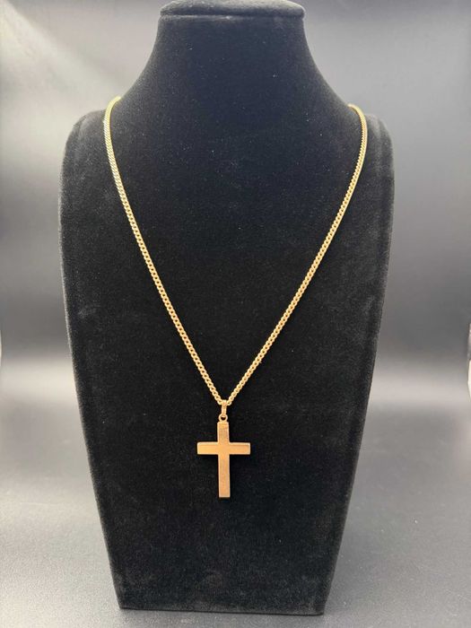 Amanet Dracula: Lant de Aur si Cruce 11.31Gr/14K.