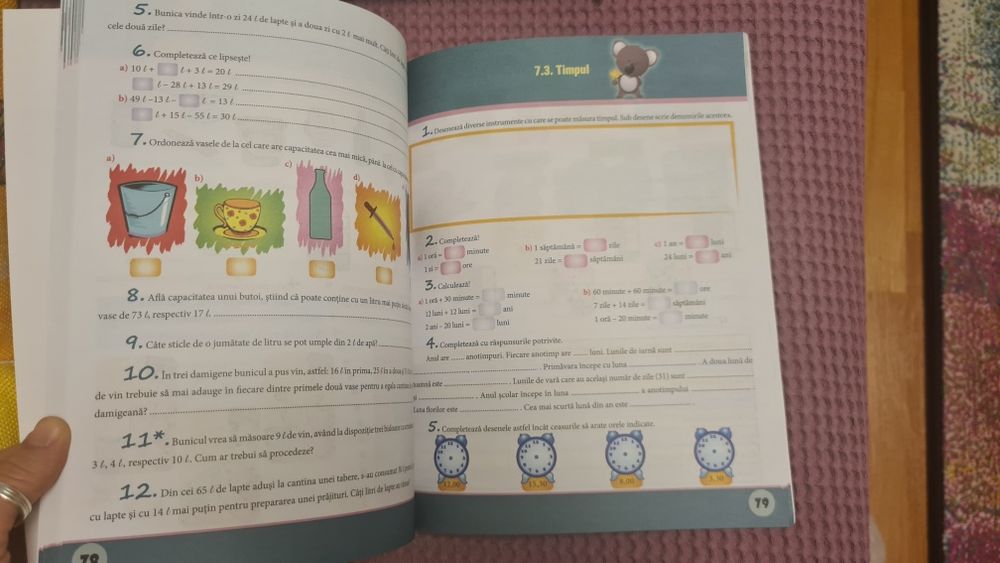 Culegere exerciții și probleme Matematica clasa I