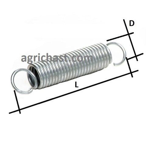 ф 19 х 120 х ф 3 Пружина опънова / черна / за фермери