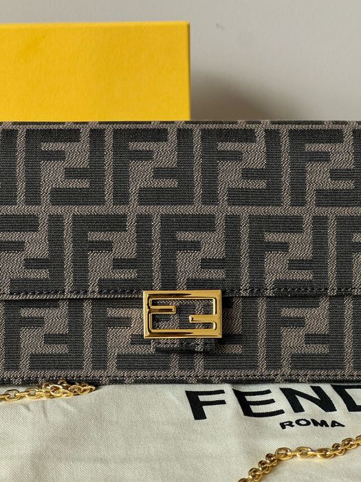 Fendi Compact Baguette Wallet Bag