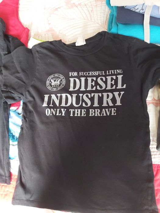 Tricou cu imprimeu logo Diesel