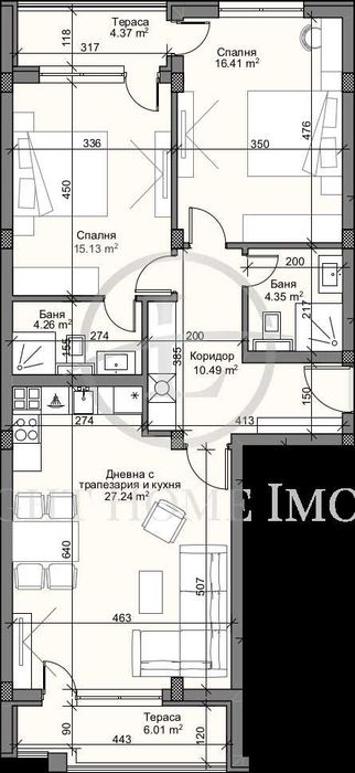 Продава се Тристаен апартамент в Пловдив, Кършияка - 128 кв.м за 1585 €/кв.м - Снимка #2