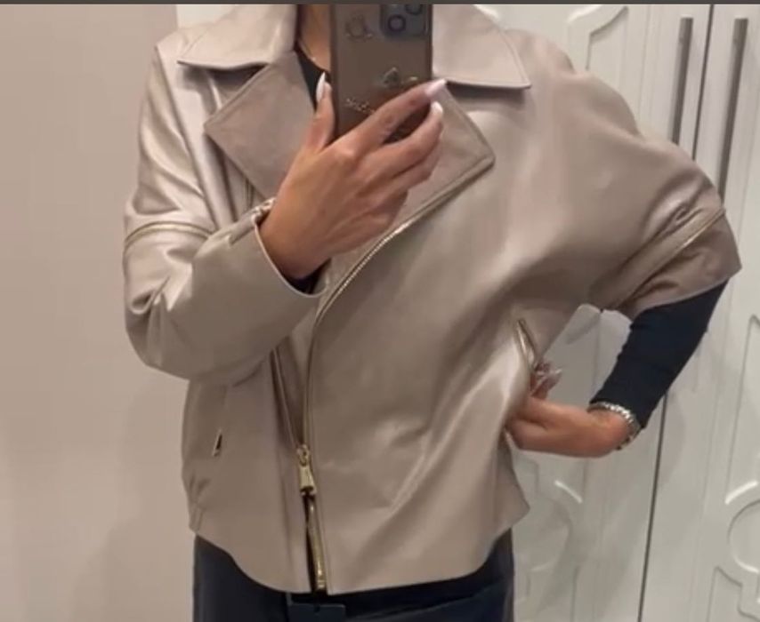 Кожаная куртка, итальянская кожа