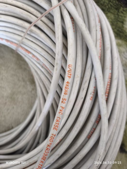 Кабель u/utp 4x2x0,52 CAT5E