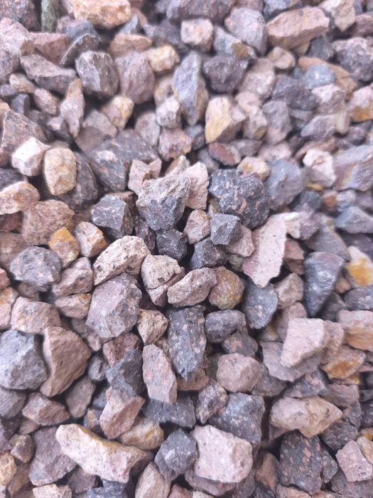 Piatra decorativa granit antracit și cărămiziu calcar spart piatra naturala decorativa