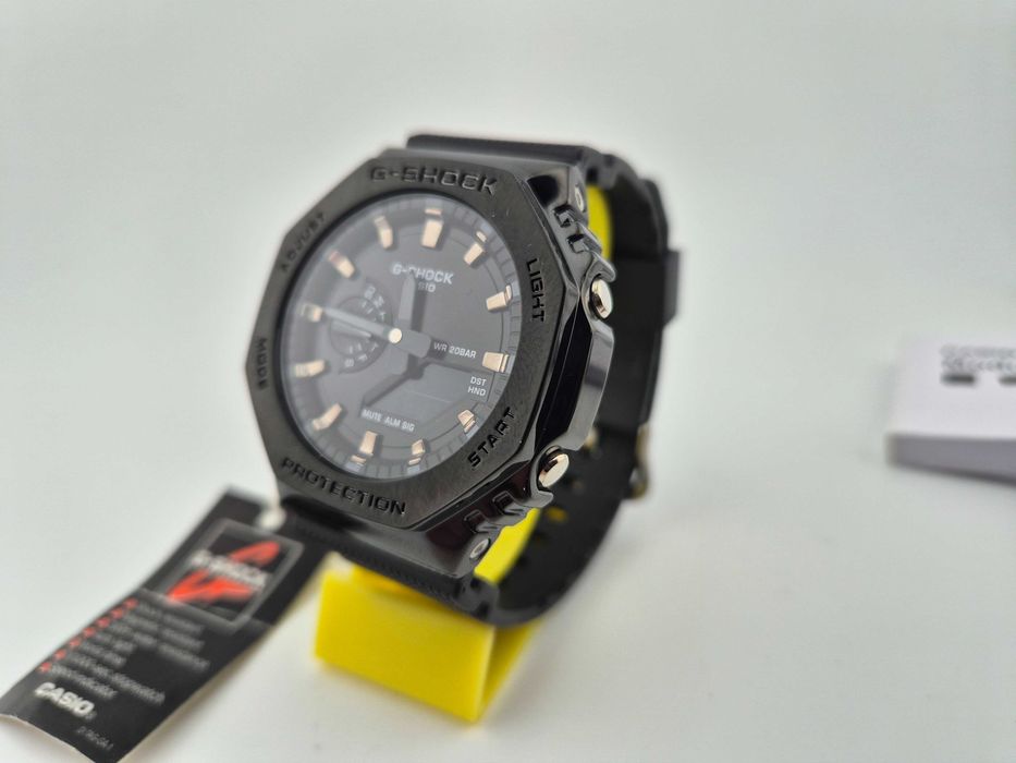 Ceas Sport Casio G shock GM 2100n 2aer, full black  Metal .Nou, Garantie 2 ani