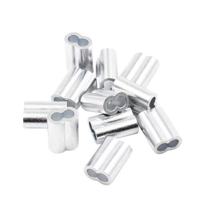 Clema din aluminiu pentru sertizare cablu troliu otelit 10mm