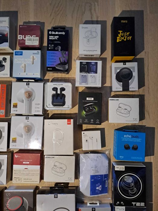 Lot 40 Caști Wireless Bluetooth: Anker, SoundPeats, Muzili, Echo Buds