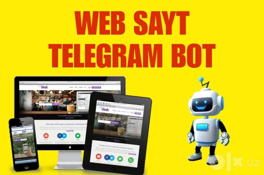 Telegram Bot va Vebsayt Yaratish: Tezkor va Qulay!