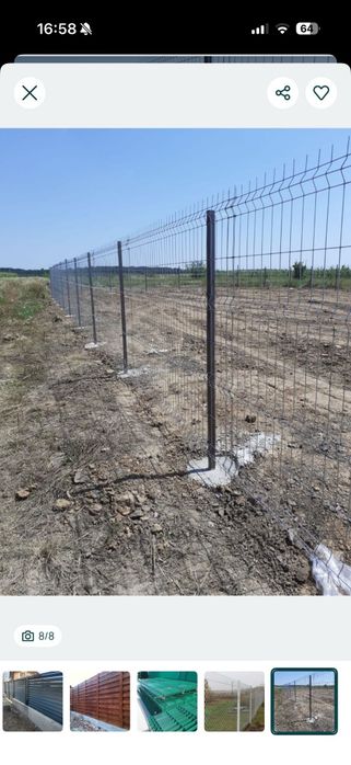 Executăm garduri și porți împrejmuiri teren