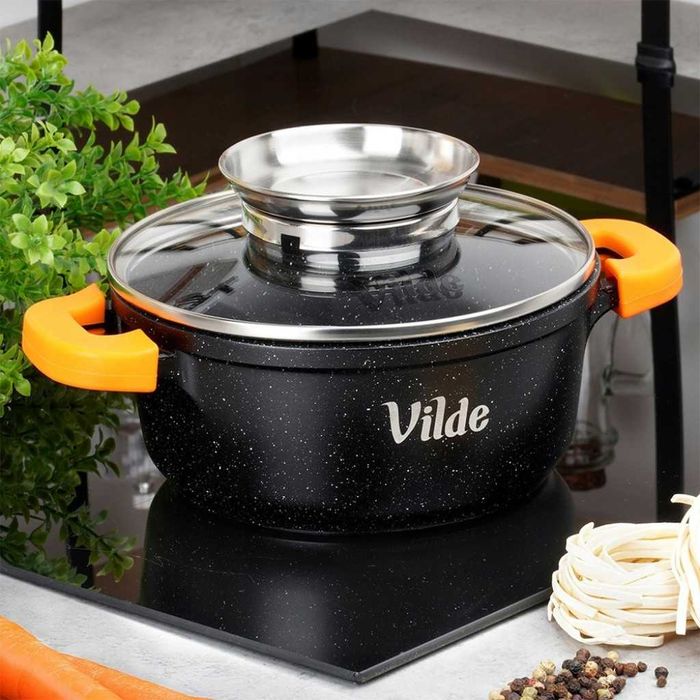 Универсална гранитна касерола с незалепващо дъно