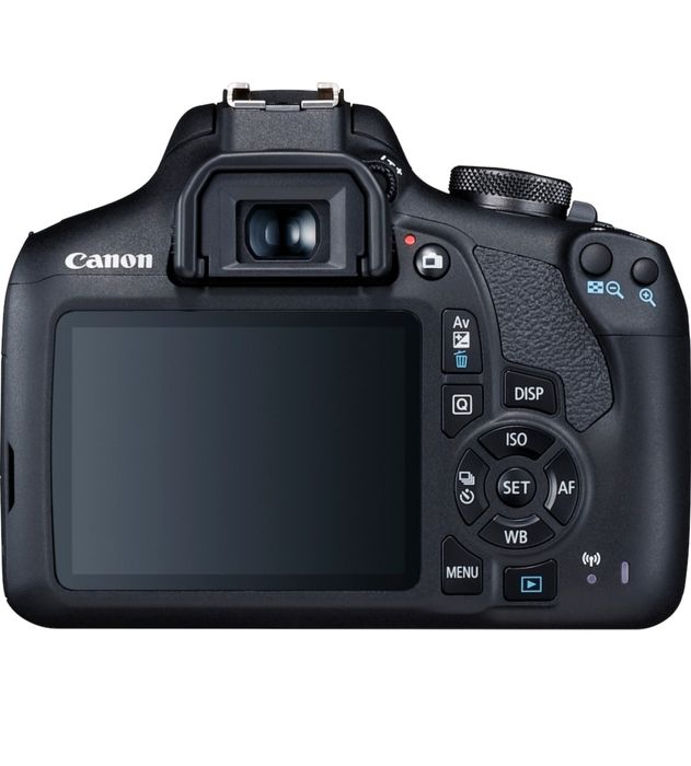 Aparat foto DSLR Canon EOS 2000D,24.1 MP, Negru + Obiectiv EF-S 18-55mm DC III