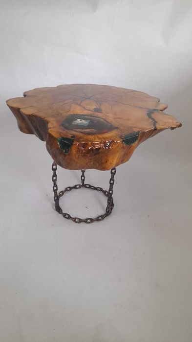 Mese din buturugi realizate cu Rasina Epoxidica