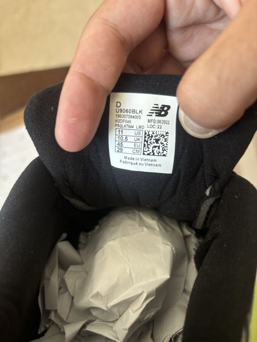 Мъжки обувки New Balance 9060 Black Castlerock Grey 42,43