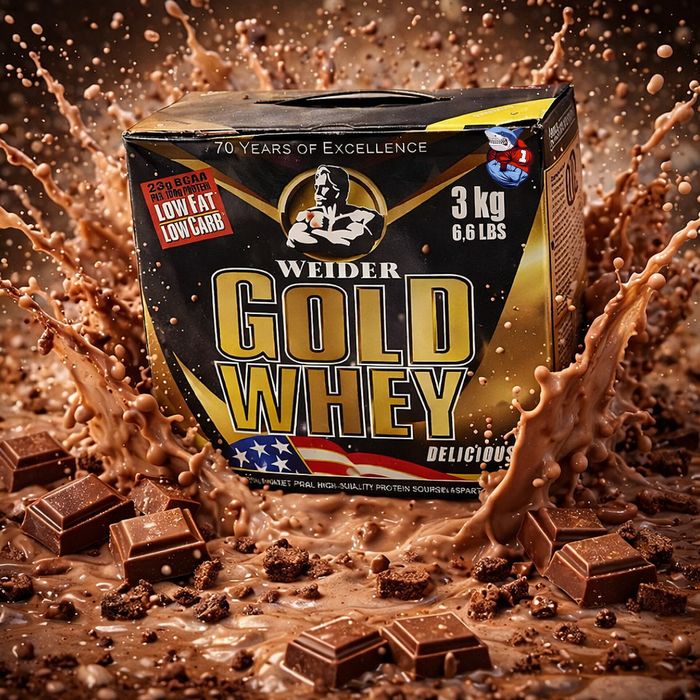 Протеин Gold Whey от Weider каждая порция 23 грамм протеина.