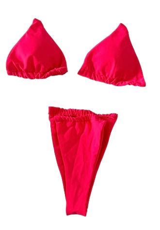 Бански от две части с прозрачни презрамки за равномерен тен лято 2024