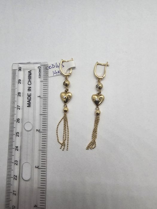 Vand cercei din aur 14 k 5.04 g cod 415