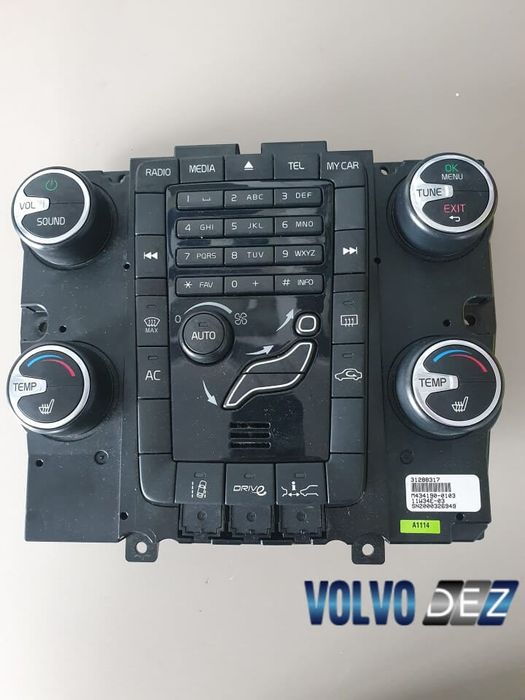 Comanda clima/modul CCM VOLVO XC60 S60 V60 2010+ 31288317